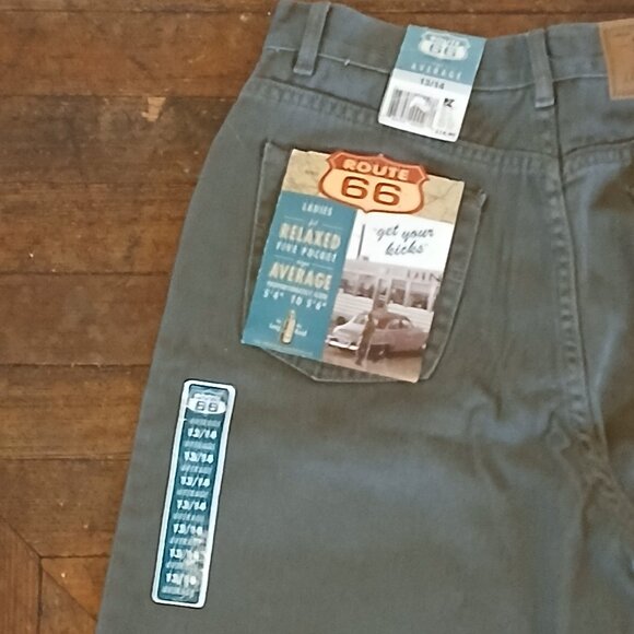 Route 66 Average 13/14 Relaxed 5 POCKET Womens Jeans - Picture 5 of 5